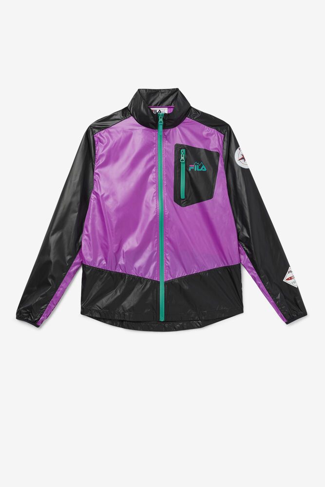 Fila Miesten Takki Pinnacle Violetit/Mustat - VKOG-07896